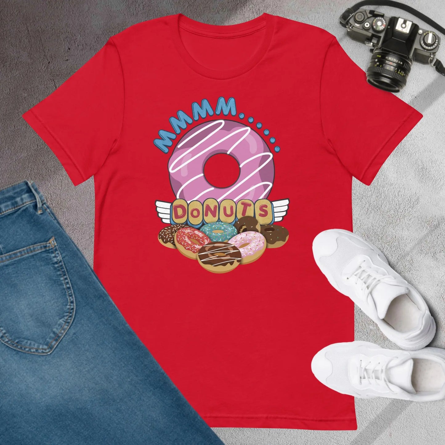 Donuts Unisex t-shirt by BC Ink Works - BC Ink Works