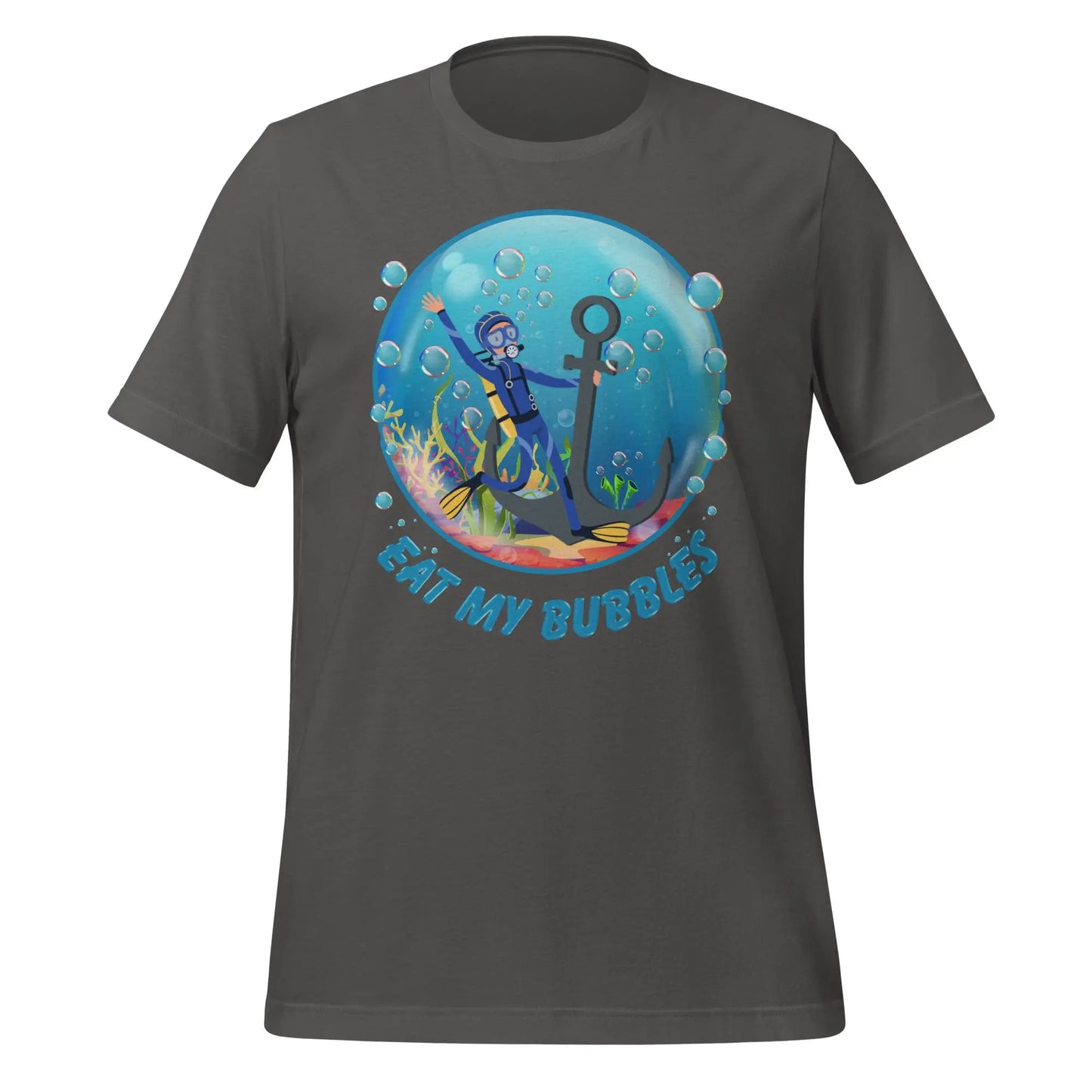 Eat my Bubbles Anchor Unisex t-shirt by BC Ink Works - BC Ink Works