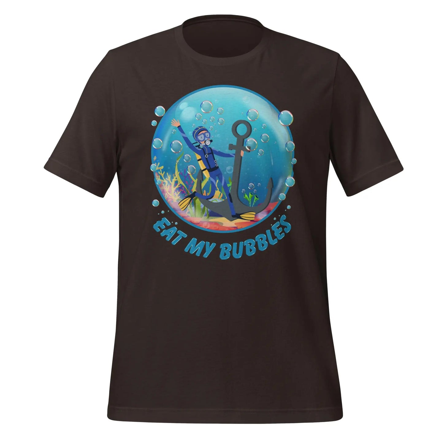 Eat my Bubbles Anchor Unisex t-shirt by BC Ink Works - BC Ink Works