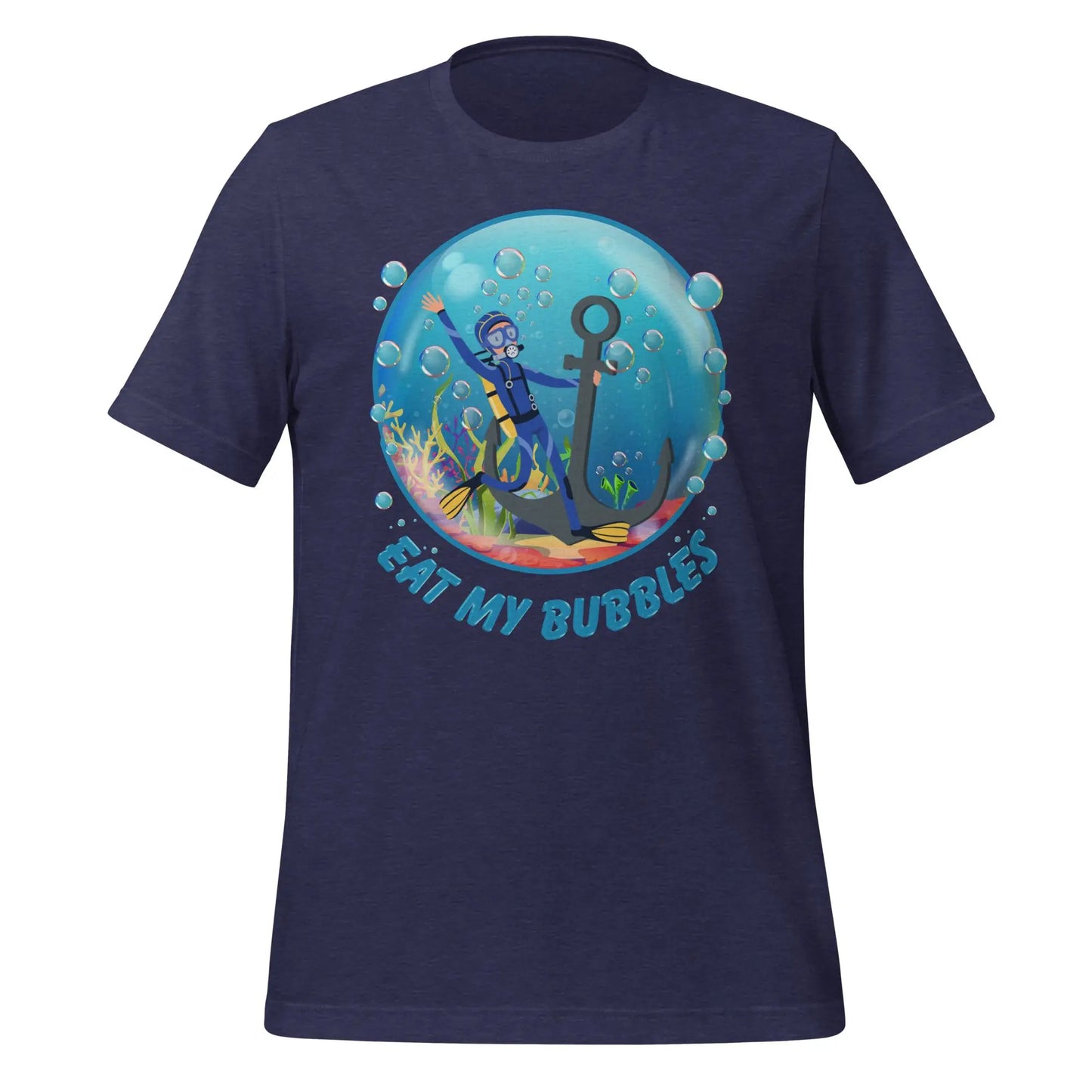 Eat my Bubbles Anchor Unisex t-shirt by BC Ink Works - BC Ink Works