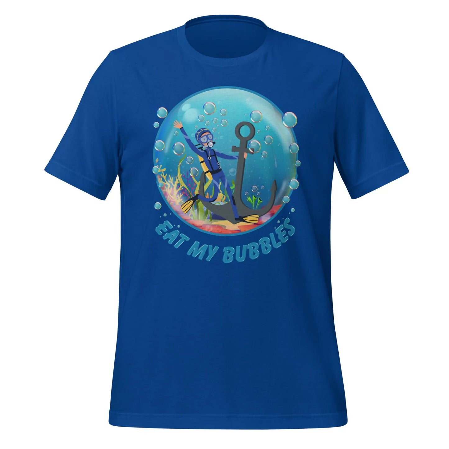 Eat my Bubbles Anchor Unisex t-shirt by BC Ink Works - BC Ink Works