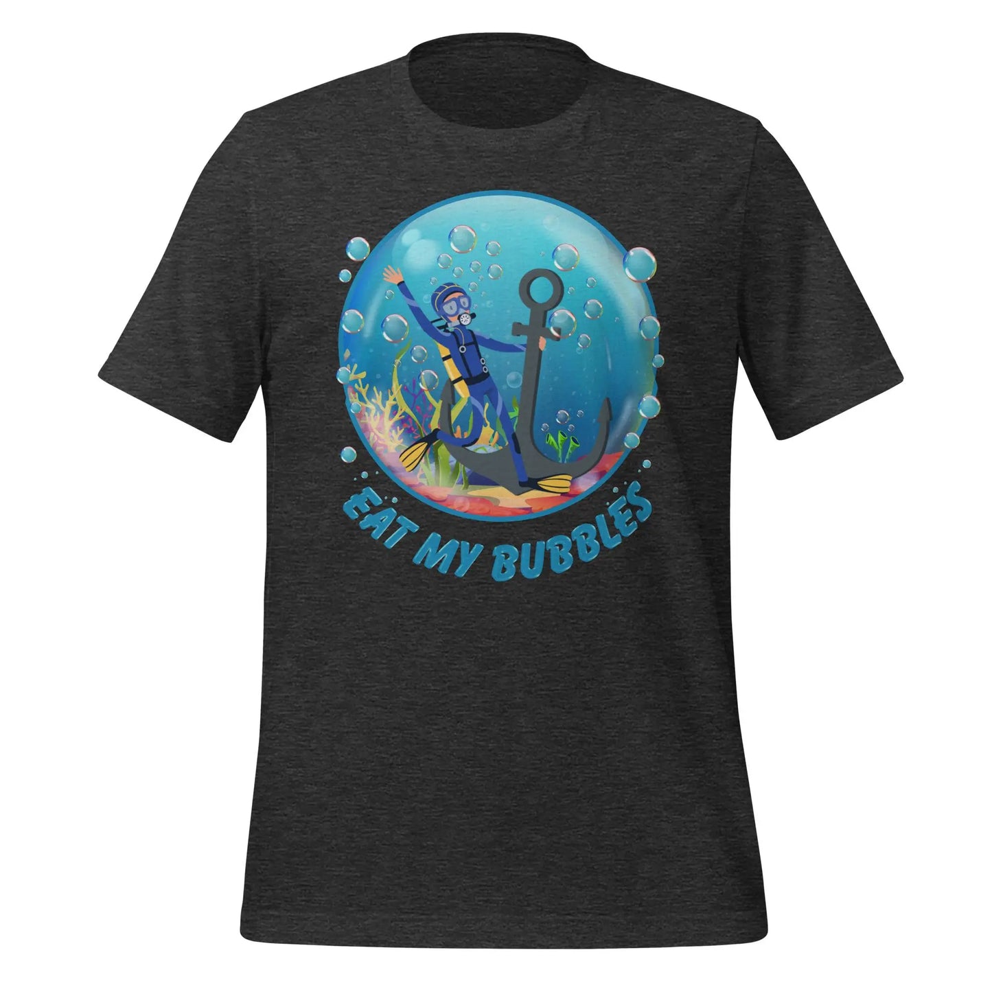 Eat my Bubbles Anchor Unisex t-shirt by BC Ink Works - BC Ink Works
