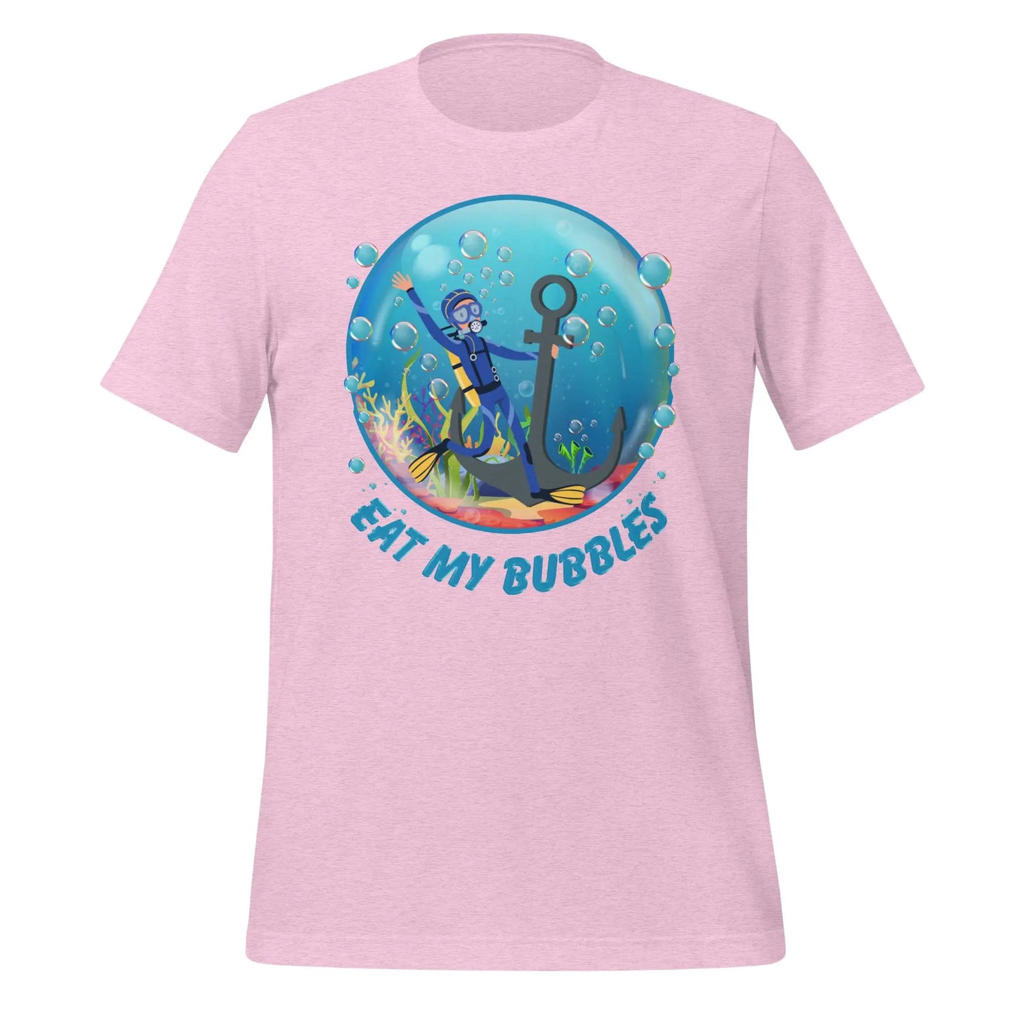 Eat my Bubbles Anchor Unisex t-shirt by BC Ink Works - BC Ink Works