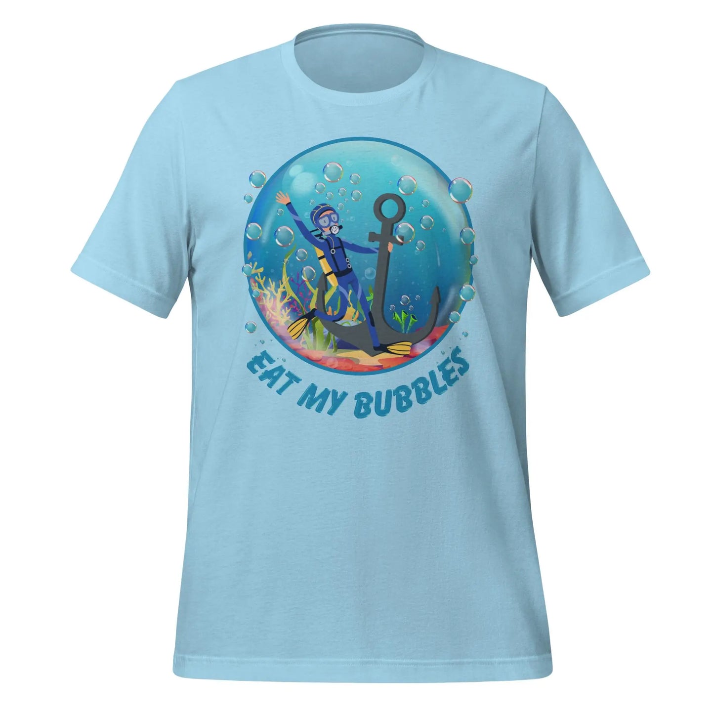 Eat my Bubbles Anchor Unisex t-shirt by BC Ink Works - BC Ink Works