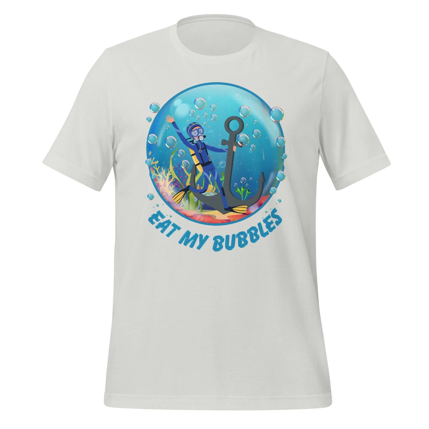 Eat my Bubbles Anchor Unisex t-shirt by BC Ink Works - BC Ink Works