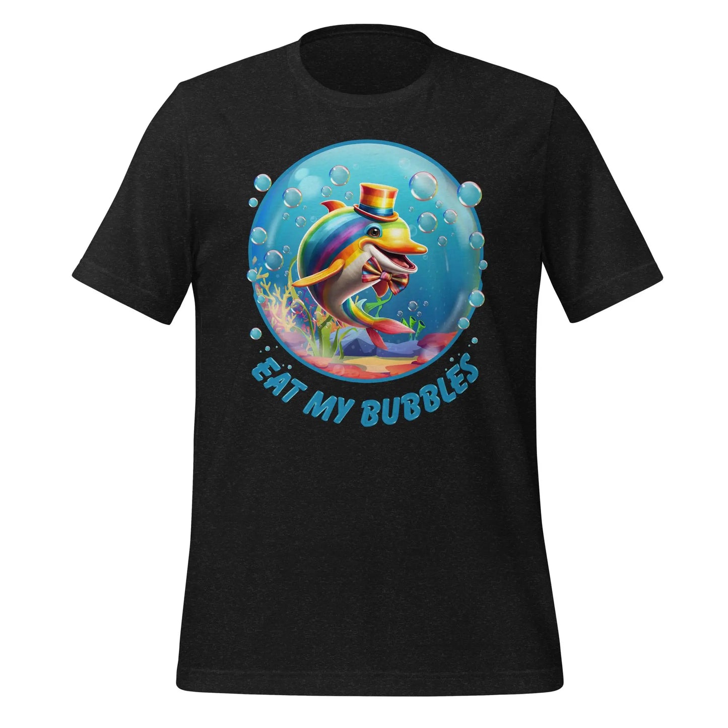 Eat my Bubbles Dolphin Unisex t-shirt by BC Ink Works - BC Ink Works