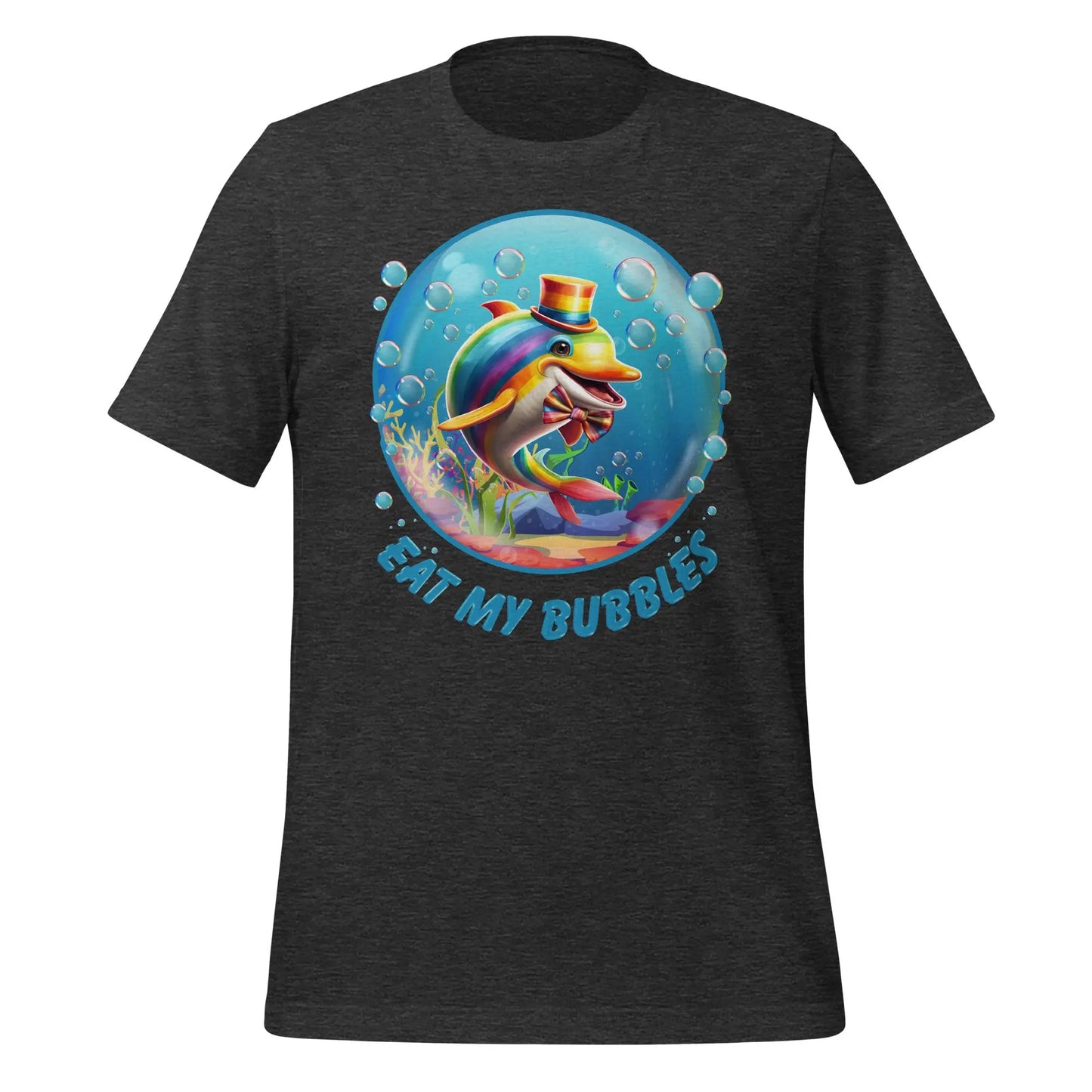 Eat my Bubbles Dolphin Unisex t-shirt by BC Ink Works - BC Ink Works