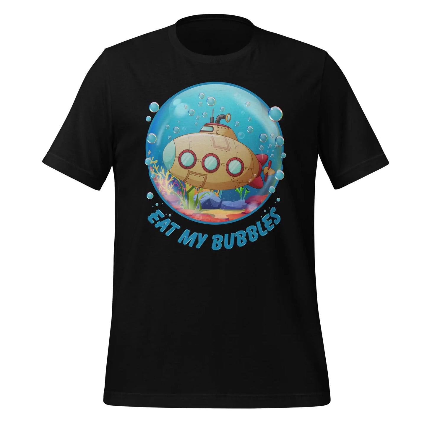 Eat my Bubbles Submarine Unisex t-shirt by BC Ink Works - BC Ink Works