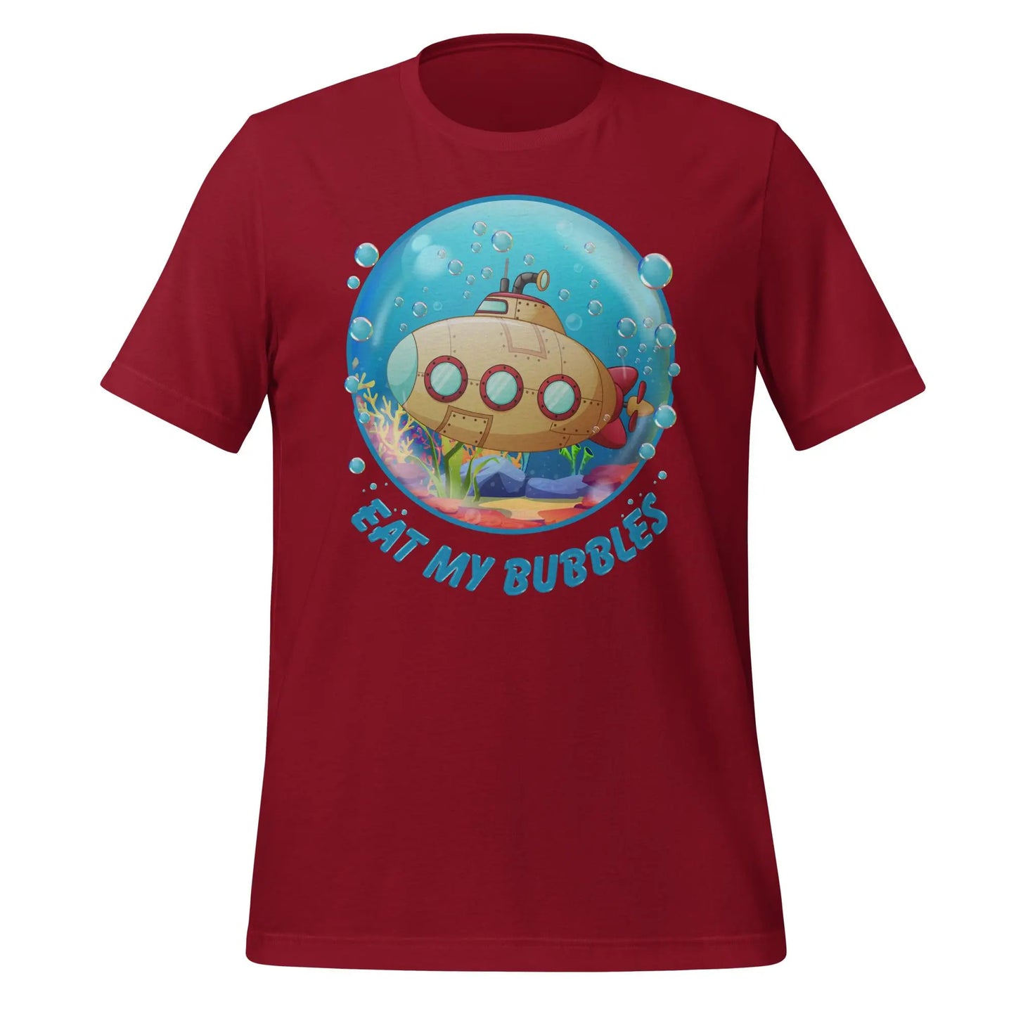 Eat my Bubbles Submarine Unisex t-shirt by BC Ink Works - BC Ink Works