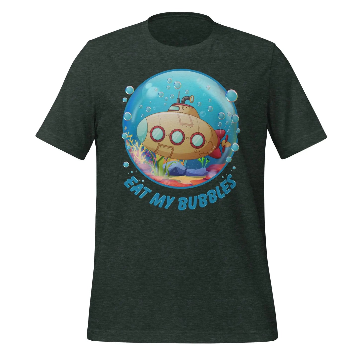 Eat my Bubbles Submarine Unisex t-shirt by BC Ink Works - BC Ink Works