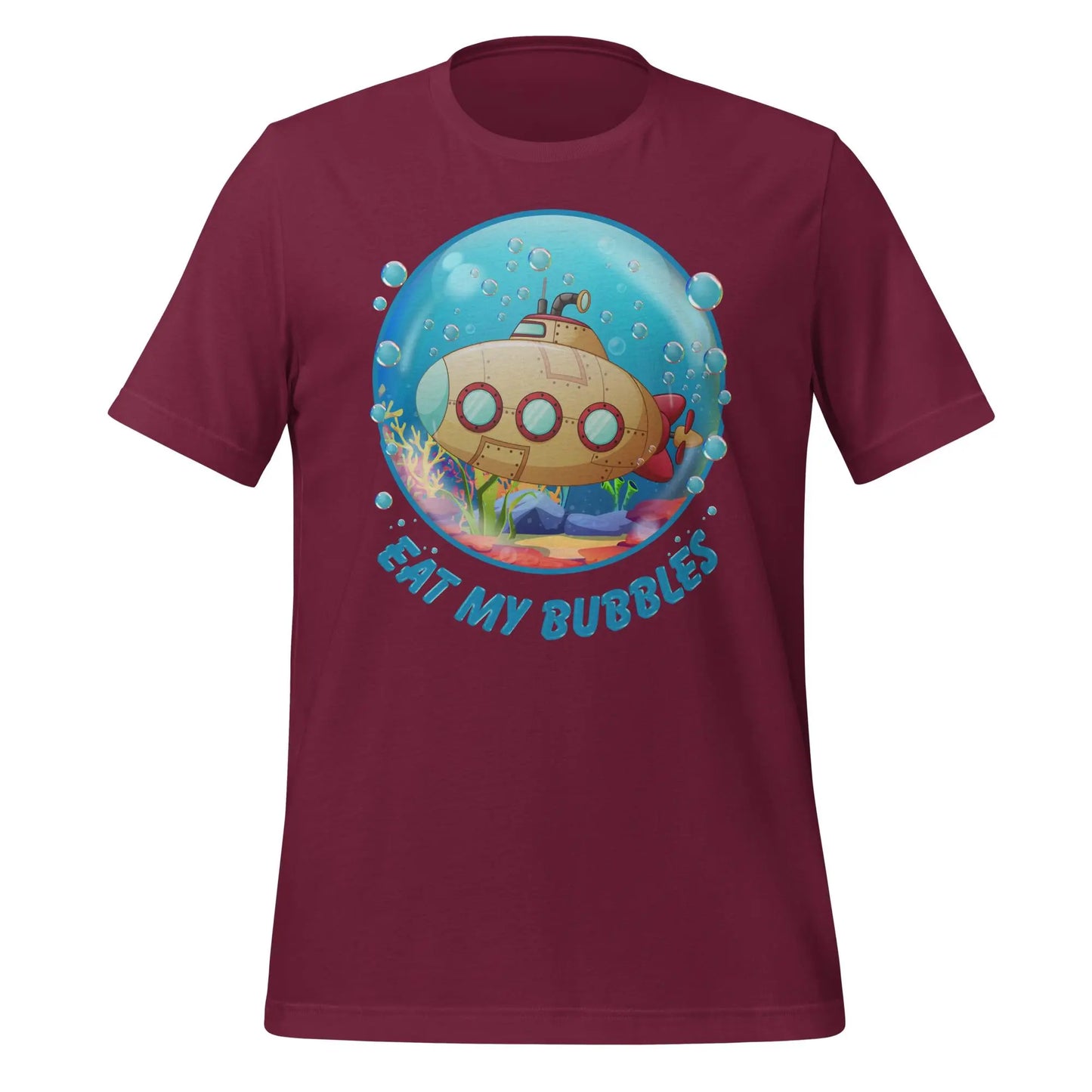 Eat my Bubbles Submarine Unisex t-shirt by BC Ink Works - BC Ink Works