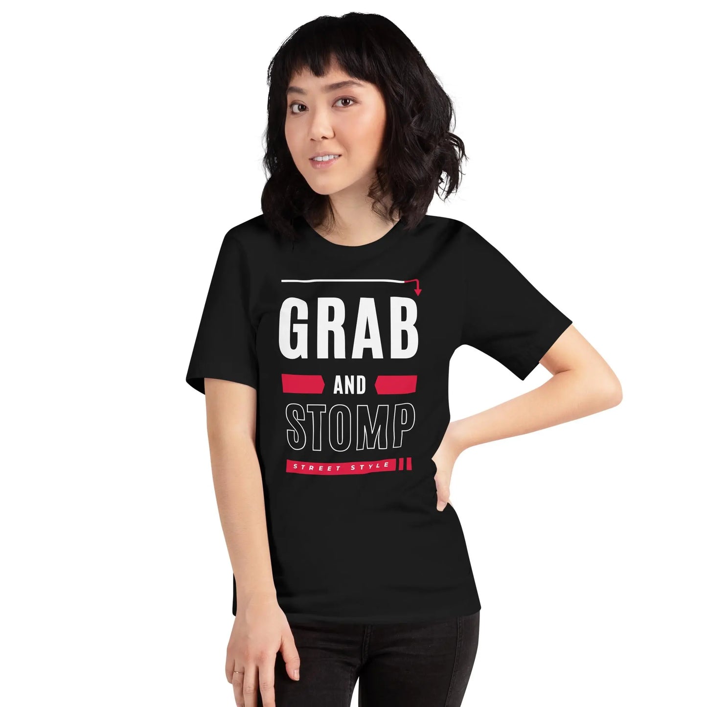 Grab & Stomp Unisex t-shirt by BC Ink Works