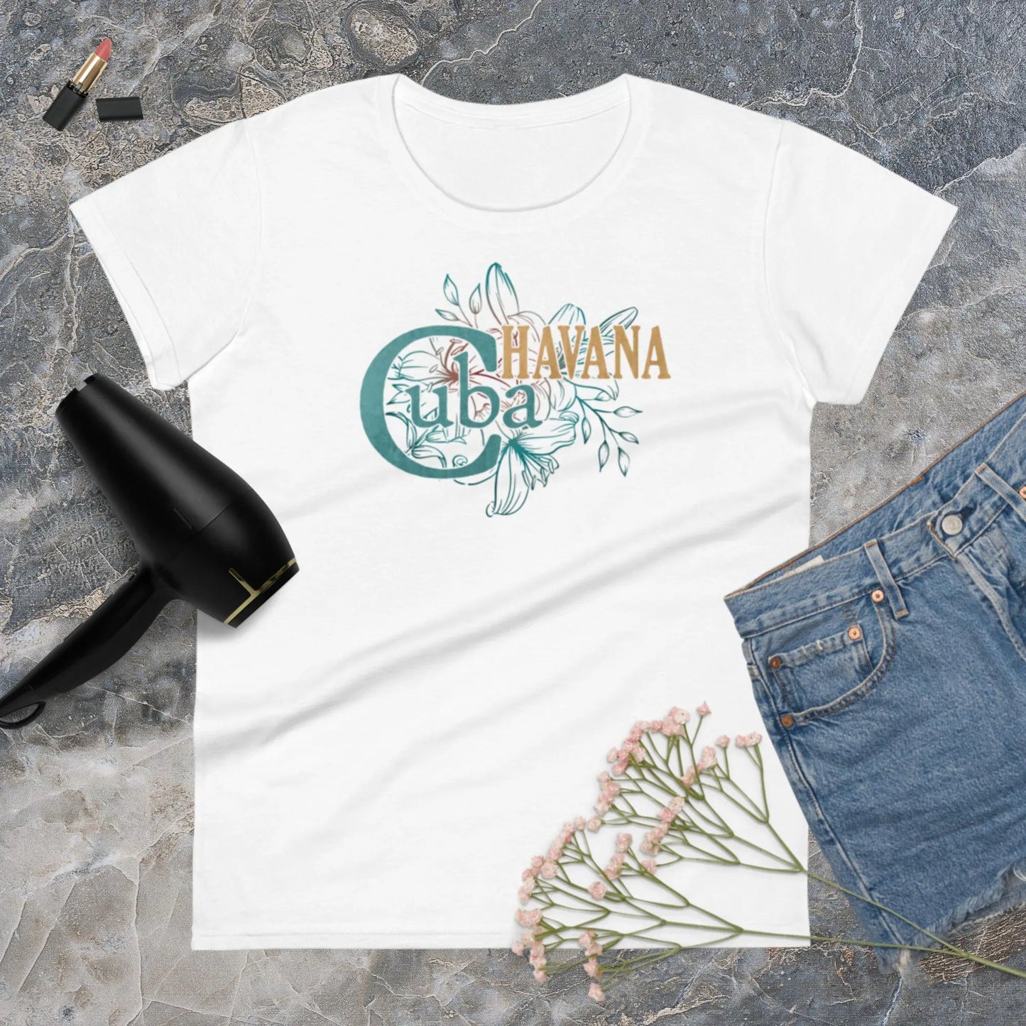 Havana Women's Fashion Fit t-shirt by BC Ink Works - BC Ink Works