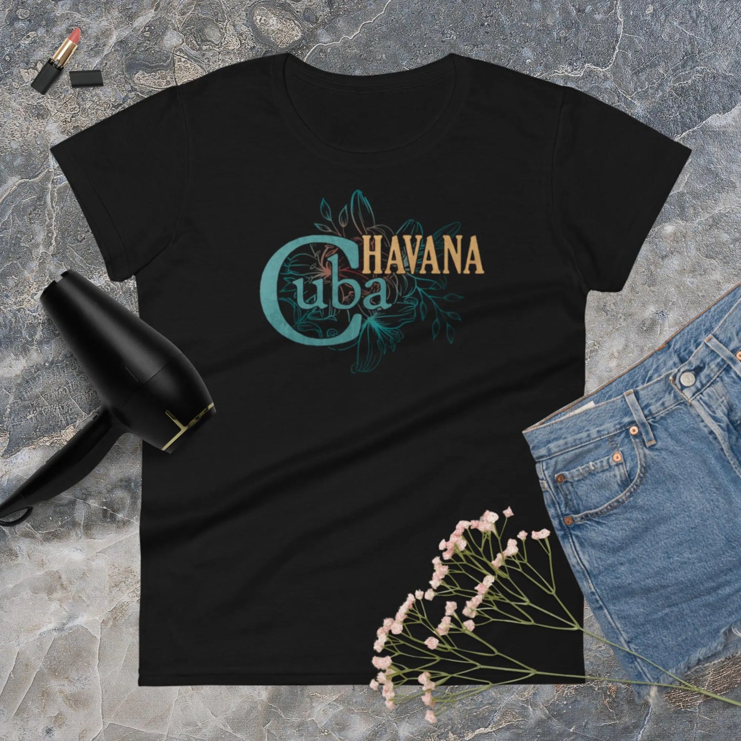 Havana Women's Fashion Fit t-shirt by BC Ink Works - BC Ink Works