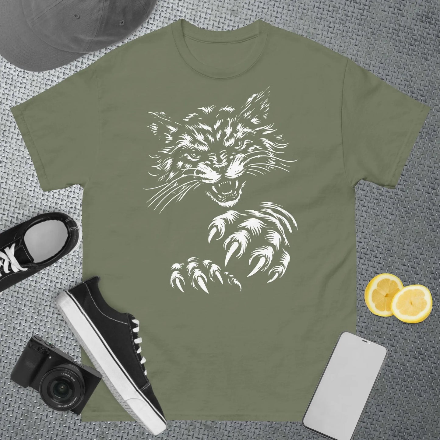 Jungle Cat Men's Classic t-shirt by BC Ink Works - BC Ink Works