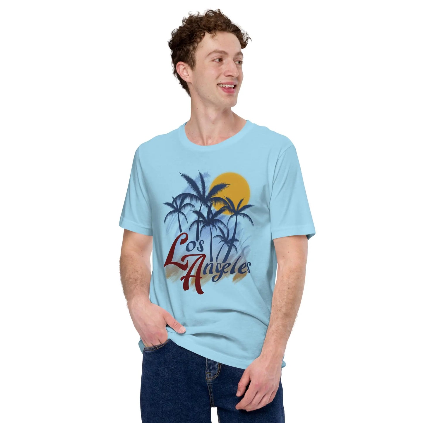 Los Angeles Palm trees Unisex t-shirt by BC Ink Works - BC Ink Works