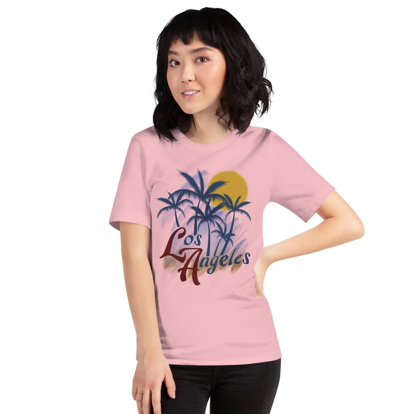 Los Angeles Palm trees Unisex t-shirt by BC Ink Works - BC Ink Works