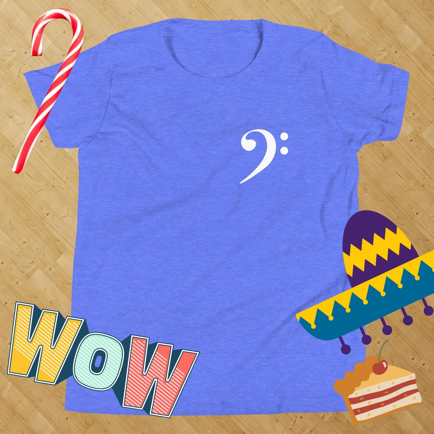 Music Bass Clef Kids t-shirt by BC Ink Works - BC Ink Works