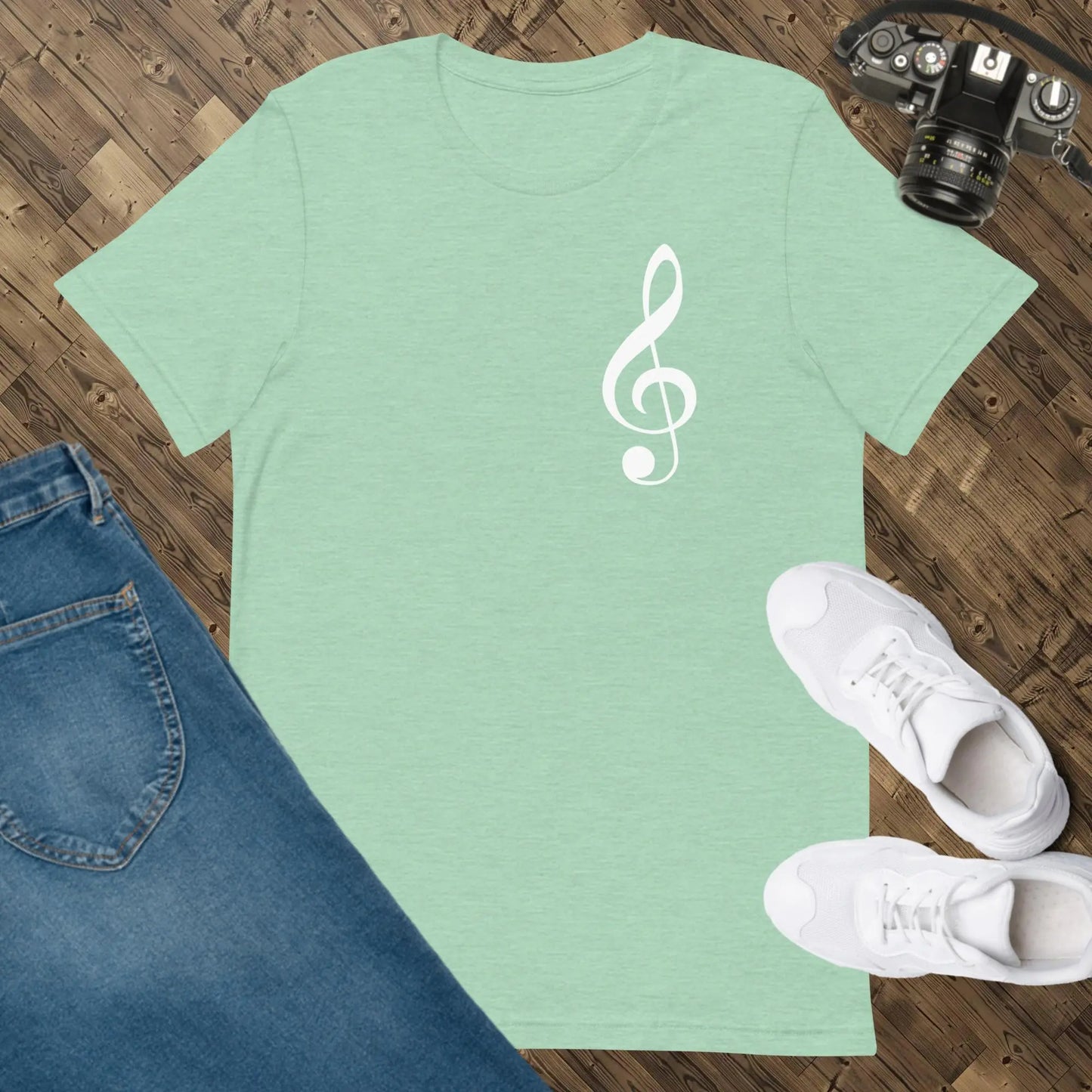 Music Treble Clef Unisex t-shirt by BC Ink Works - BC Ink Works