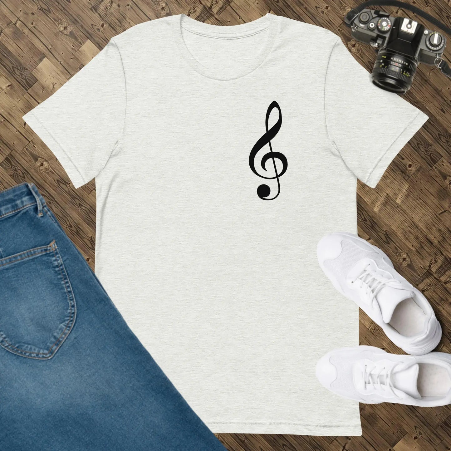 Music Treble Clef Unisex t-shirt by BC Ink Works - BC Ink Works