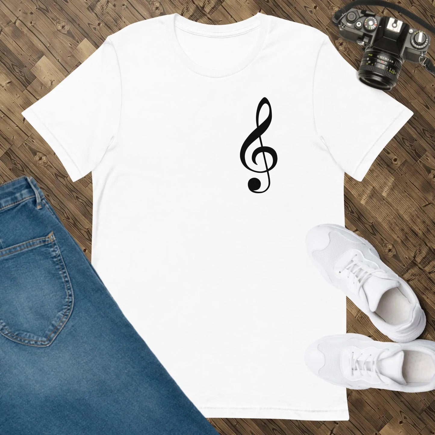 Music Treble Clef Unisex t-shirt by BC Ink Works - BC Ink Works