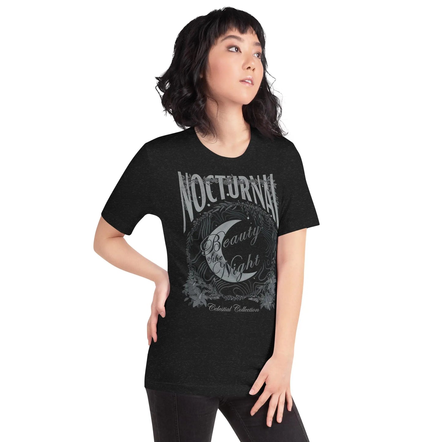 Nocturnal white Unisex t-shirt by BC Ink Works - BC Ink Works