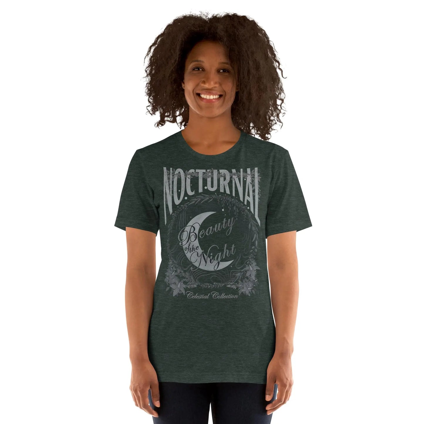 Nocturnal white Unisex t-shirt by BC Ink Works - BC Ink Works