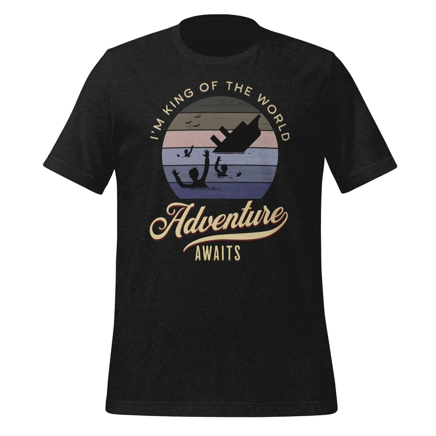 Adventure awaits Unisex t-shirt by BC Ink Works