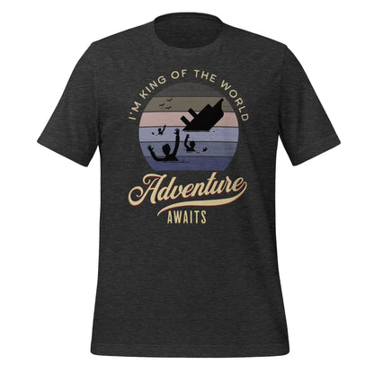 Adventure awaits Unisex t-shirt by BC Ink Works