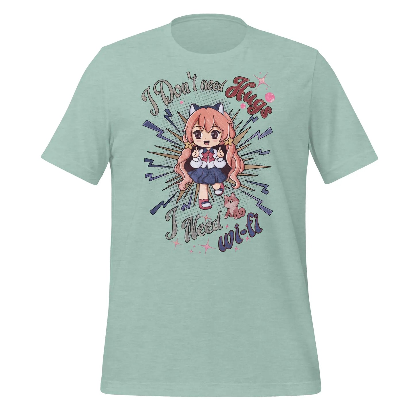 Anime wifi Unisex t-shirt by BC Ink Works