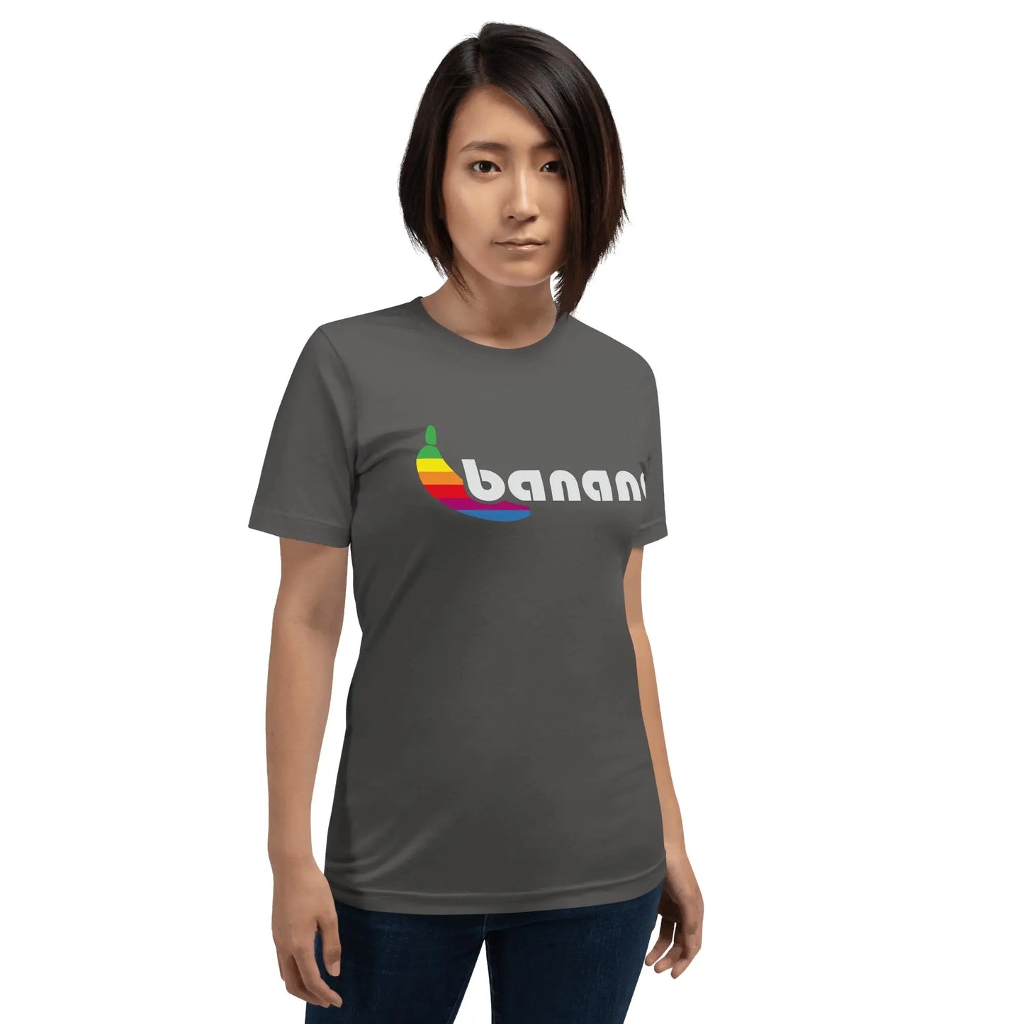 Banana white Unisex t-shirt by BC Ink Works