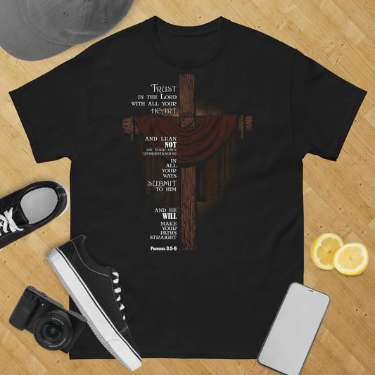 Bible Quote Trust Men's Classic t-shirt by BC Ink Works - BC Ink Works