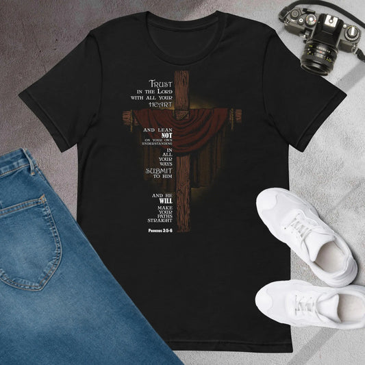 Bible Quote Trust Unisex t-shirt by BC Ink Works - BC Ink Works