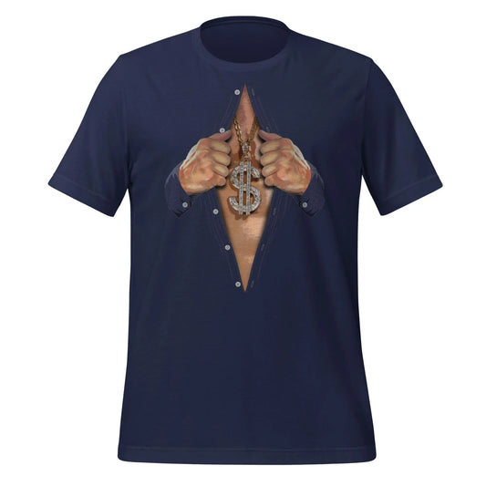 Bling chest T-shirt Unisex t-shirt by BC Ink Works - BC Ink Works