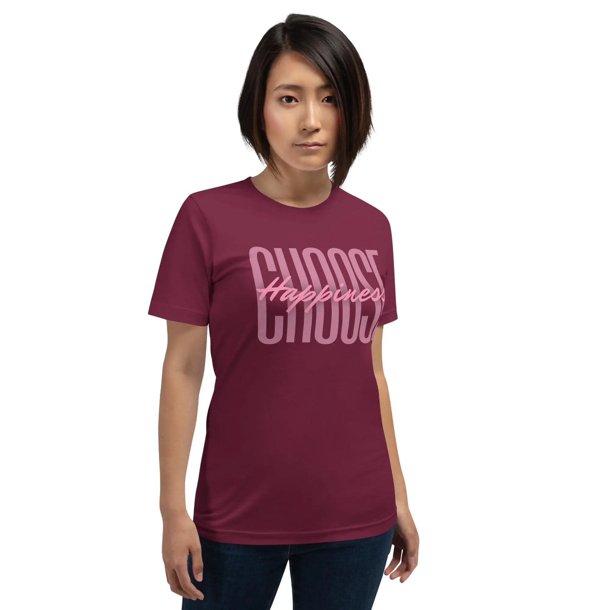 Choose Happiness Unisex t-shirt by BC Ink Works - BC Ink Works