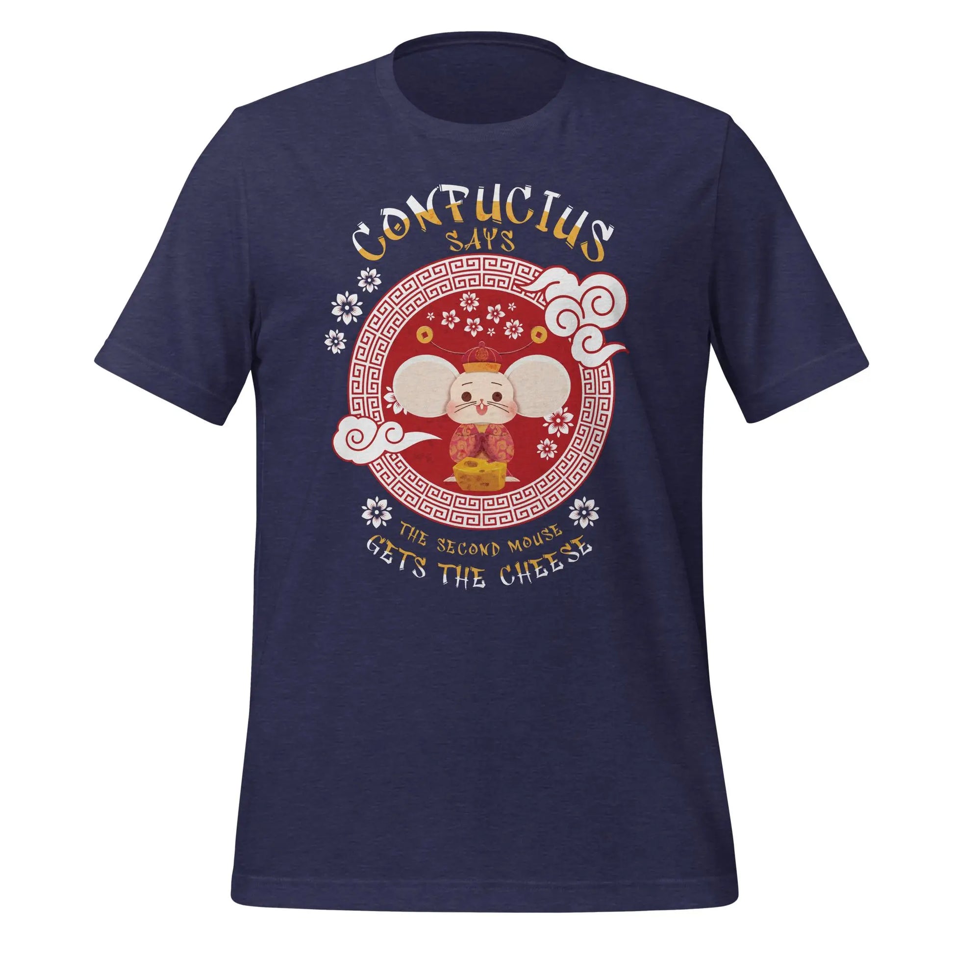 Confucius Mouse Unisex t-shirt by BC Ink Works - BC Ink Works