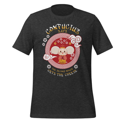 Confucius Mouse Unisex t-shirt by BC Ink Works - BC Ink Works