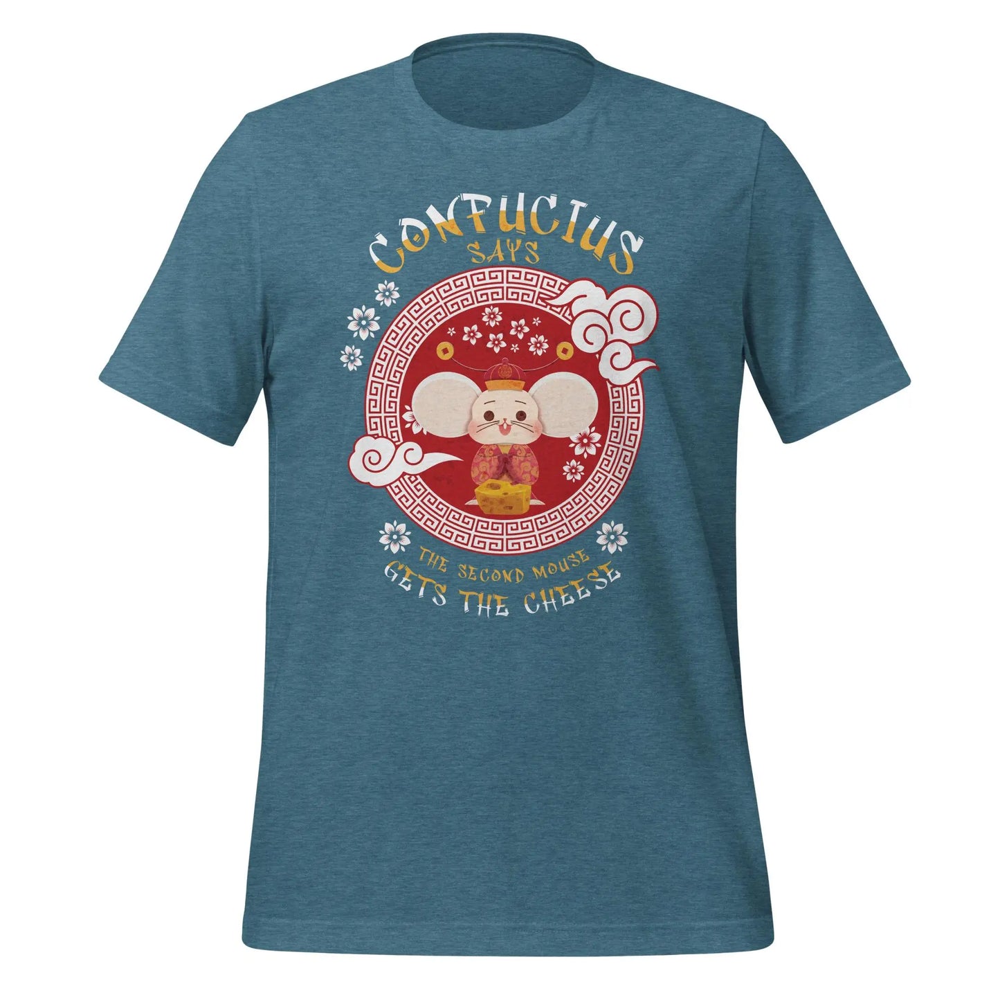 Confucius Mouse Unisex t-shirt by BC Ink Works - BC Ink Works