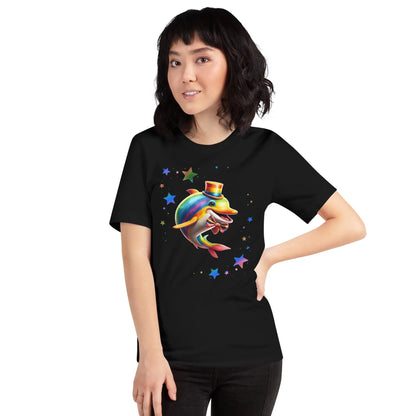 Dolphin Stars Unisex t-shirt by BC Ink Works