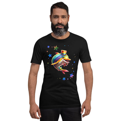 Dolphin Stars Unisex t-shirt by BC Ink Works