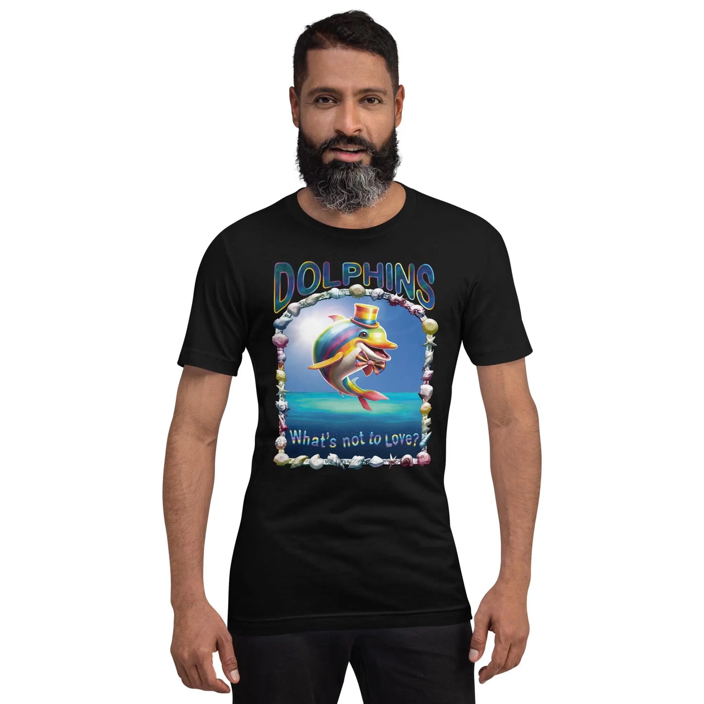 Dolphin Sea Unisex t-shirt by BC Ink Works