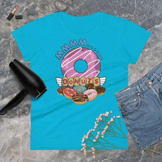 Donuts Women's Fashion Fit t-shirt by BC Ink Works - BC Ink Works