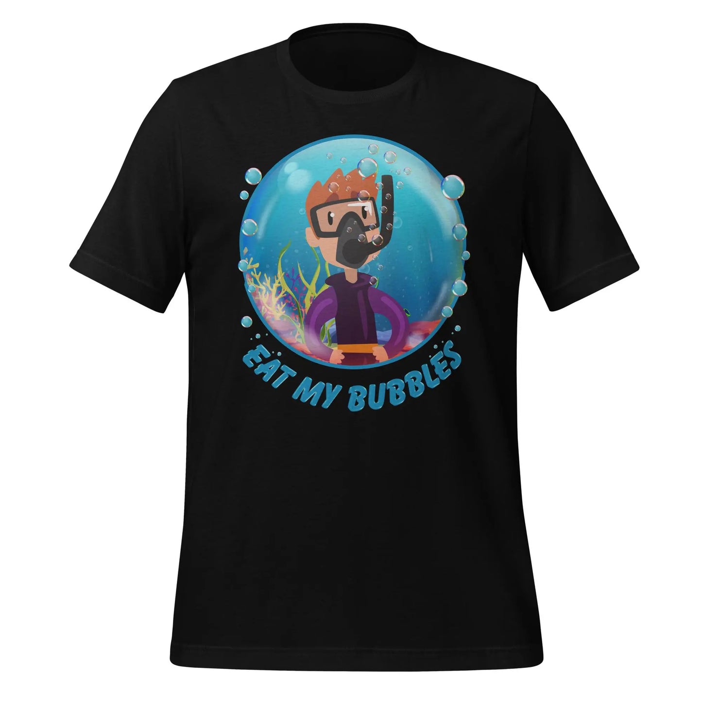 Eat my Bubbles Snorkel Unisex t-shirt by BC Ink Works - BC Ink Works