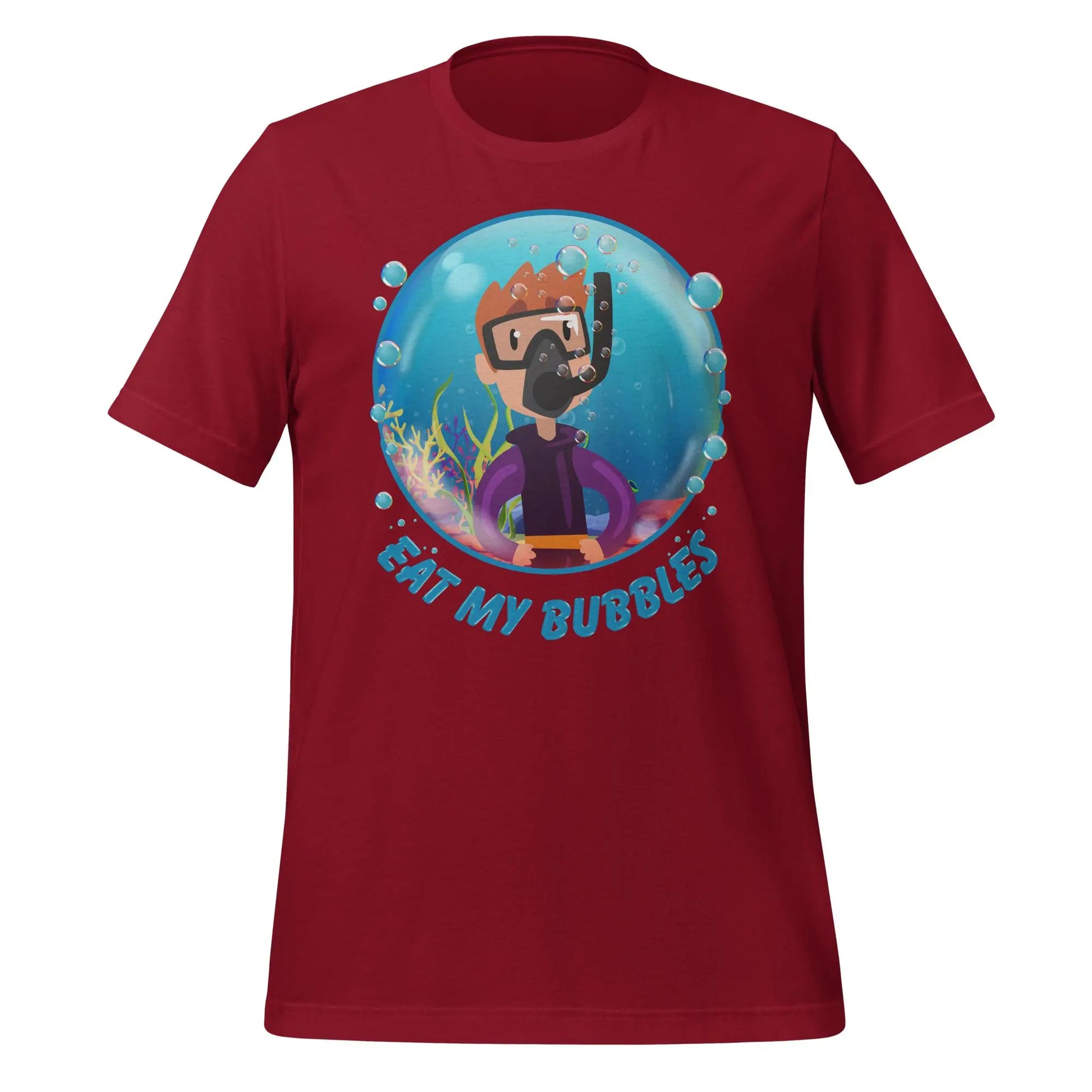 Eat my Bubbles Snorkel Unisex t-shirt by BC Ink Works - BC Ink Works