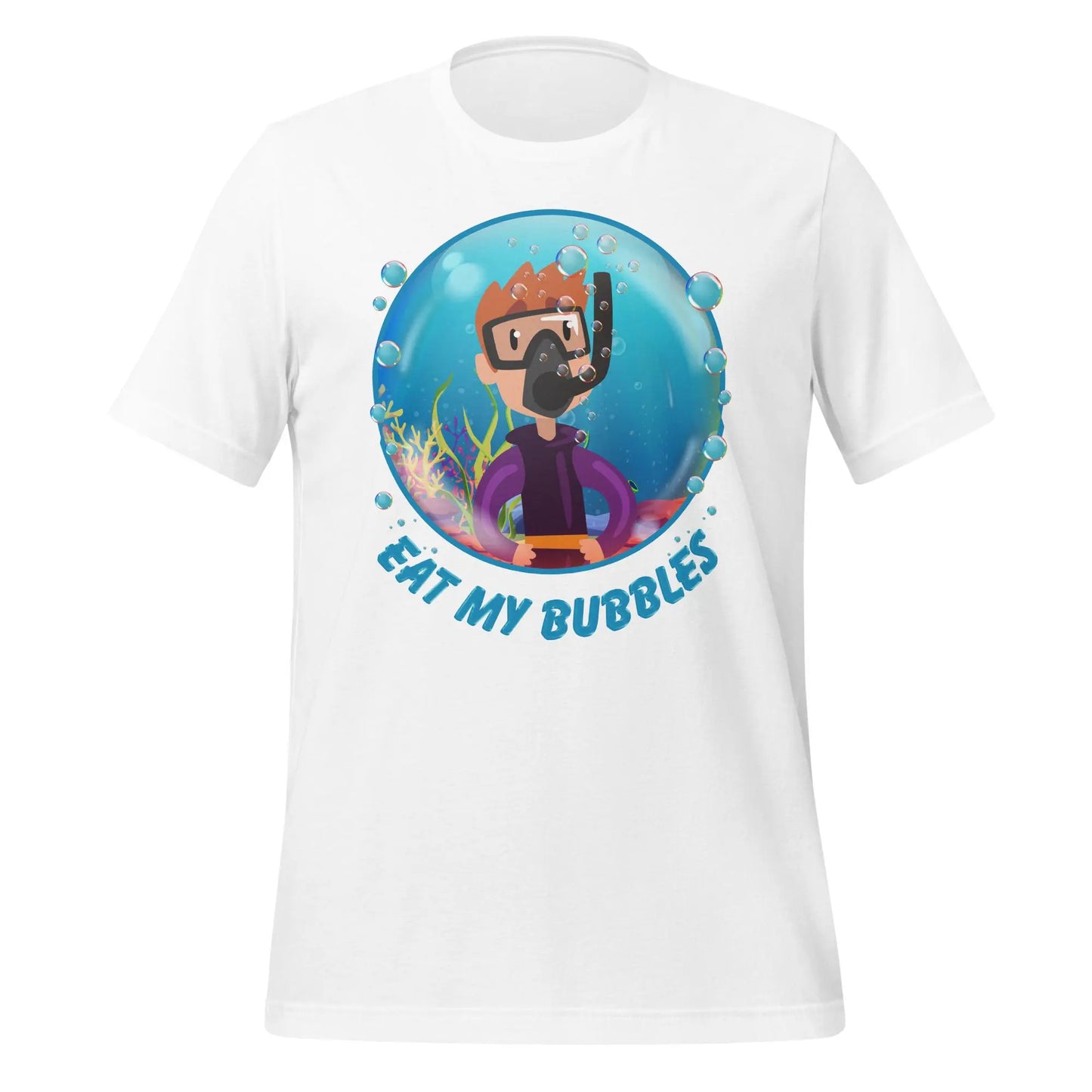 Eat my Bubbles Snorkel Unisex t-shirt by BC Ink Works - BC Ink Works