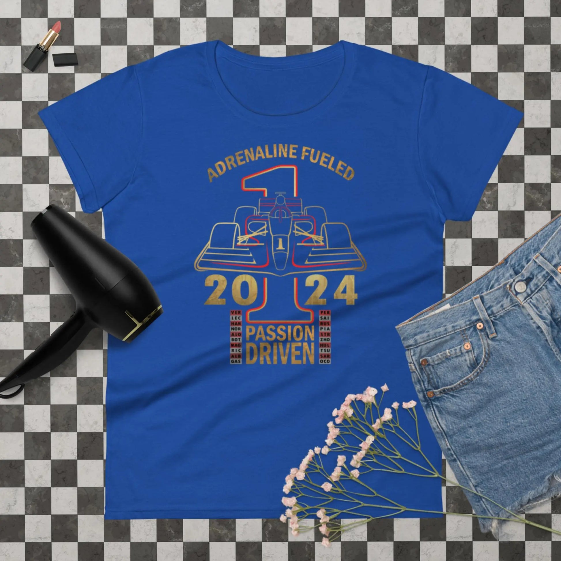 Formula Racing Women's Fashion Fit t-shirt by BC Ink Works - BC Ink Works