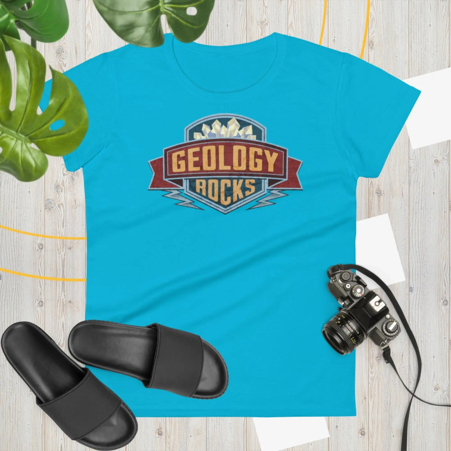 Geology Rocks Women's Fashion Fit t-shirt by BC Ink Works - BC Ink Works