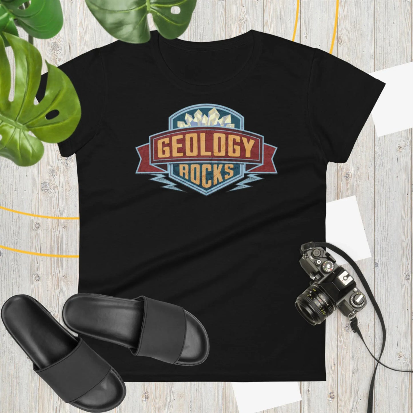 Geology Rocks Women's Fashion Fit t-shirt by BC Ink Works - BC Ink Works