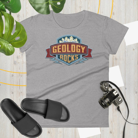 Geology Rocks Women's Fashion Fit t-shirt by BC Ink Works - BC Ink Works