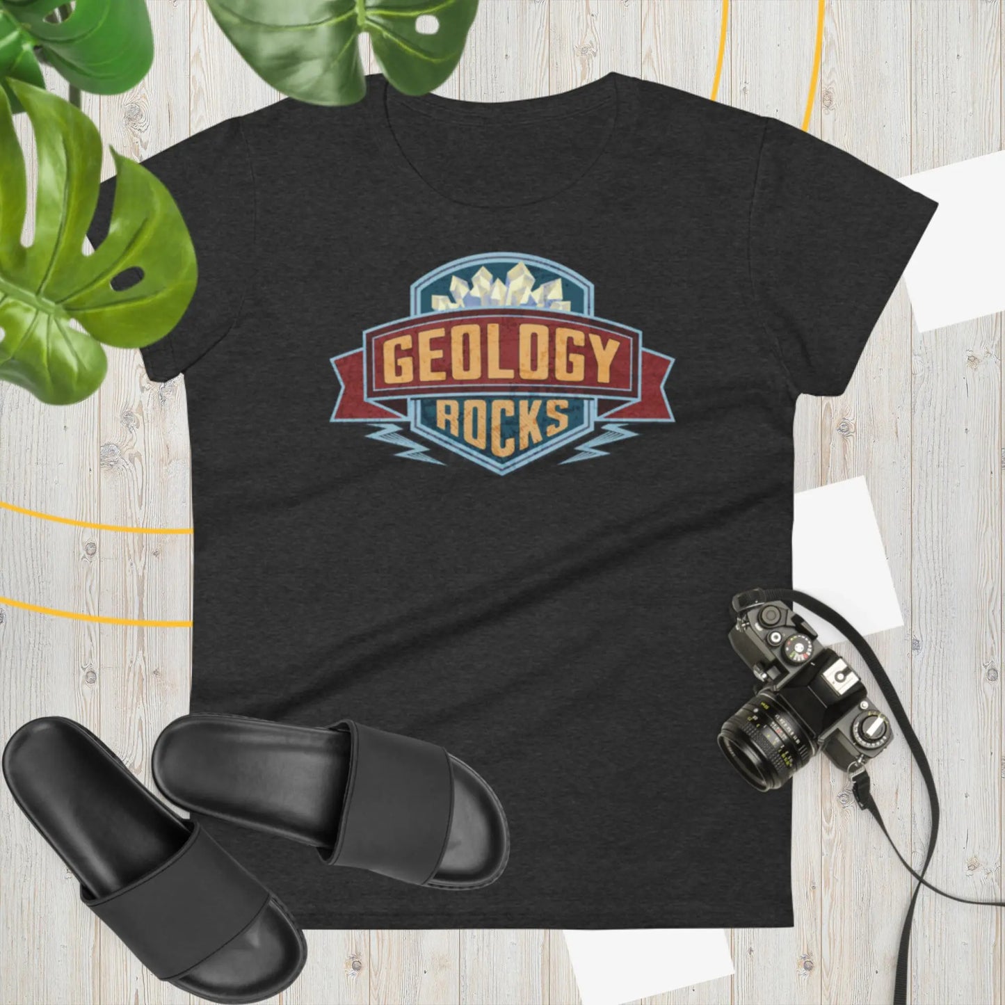 Geology Rocks Women's Fashion Fit t-shirt by BC Ink Works - BC Ink Works